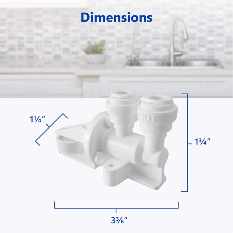 Express Water Leak Stop Valve for Reverse Osmosis and Under Sink Water Filtration System - Automatic Water Shut-Off Valve for Water Filtration Systems - Shut Off Water Supply When Water Leaks - Image 5